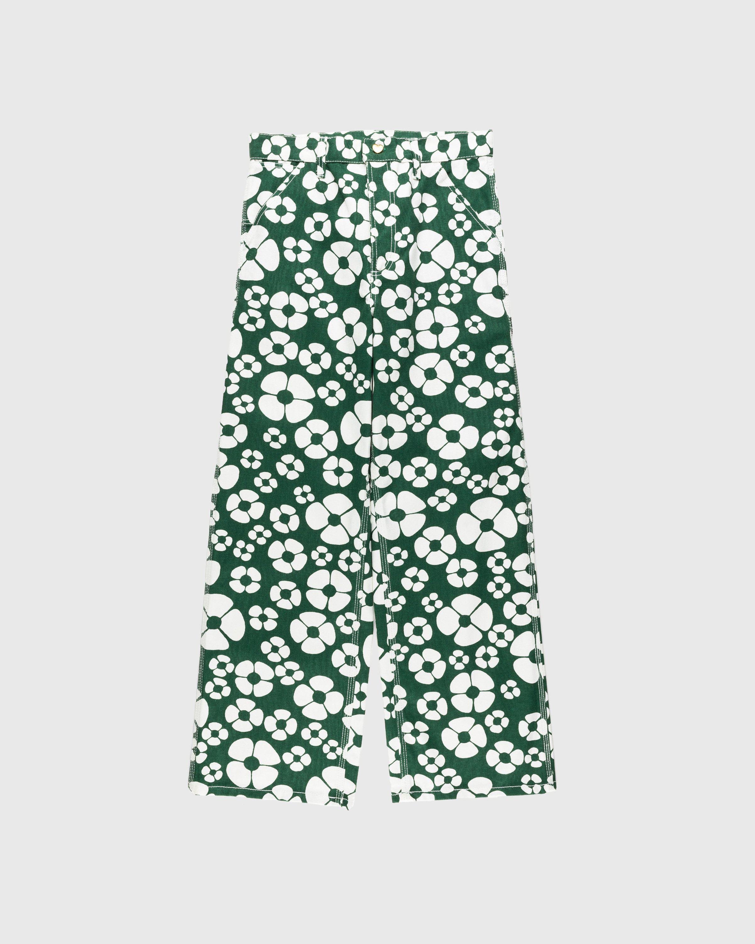 Floral Trousers Green by MARNI X CARHARTT WIP