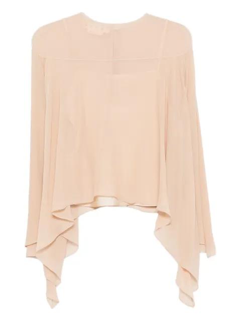 asymmetric-draped blouse by MARNI