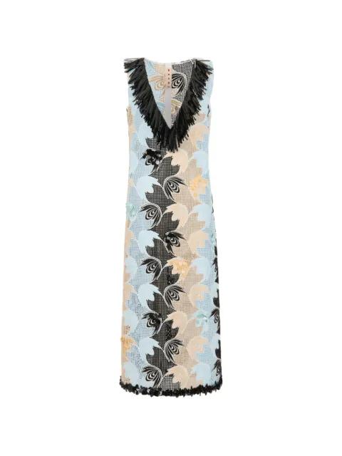 broderie anglaise floral dress by MARNI