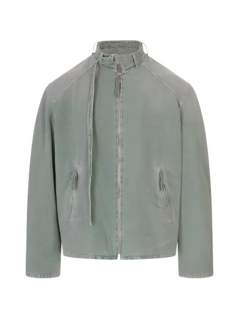 buckle-collar raglan-sleeve jacket by MARNI