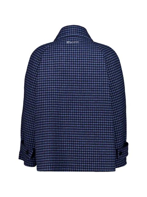 buttoned checked jacket by MARNI