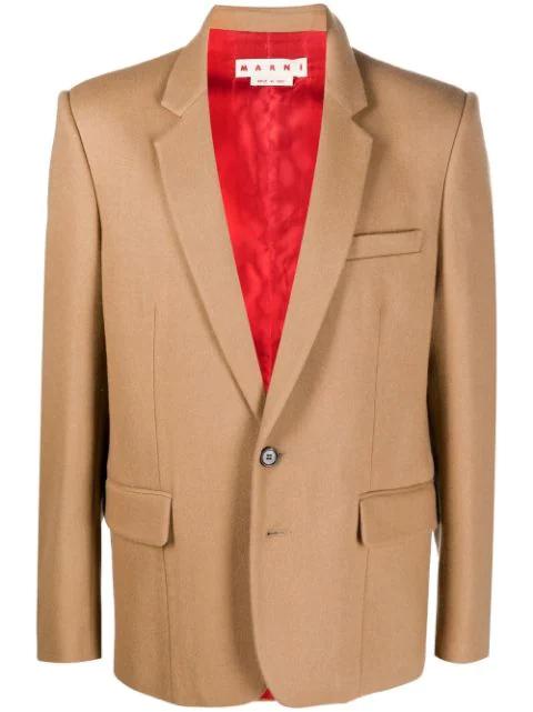 buttoned single-breasted blazer by MARNI