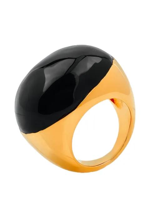 cabochon-cut resin ring by MARNI