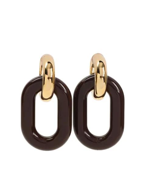 chain-link earrings by MARNI