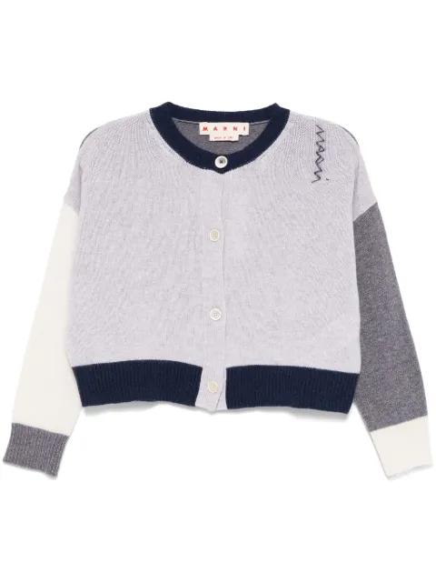 colour-block cardigan by MARNI
