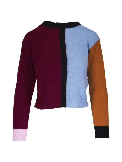 colour-block knitted sweater by MARNI