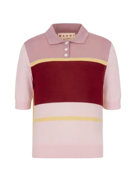 colour-block striped shirt by MARNI