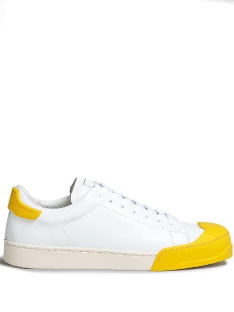 contrasting toe cap low-top sneakers by MARNI