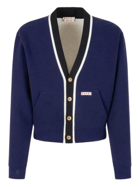 contrasting-trim cardigan by MARNI