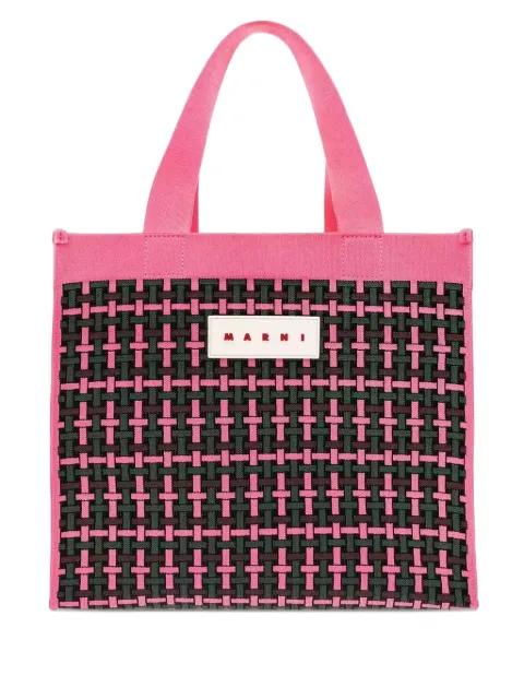 cotton-blend tote bag by MARNI