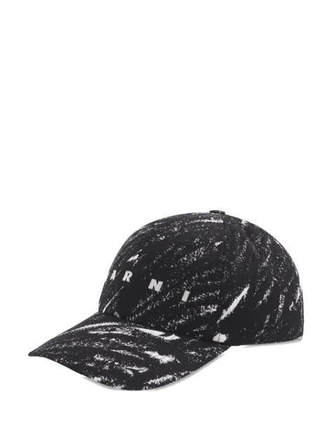 crayon-effect baseball cap by MARNI