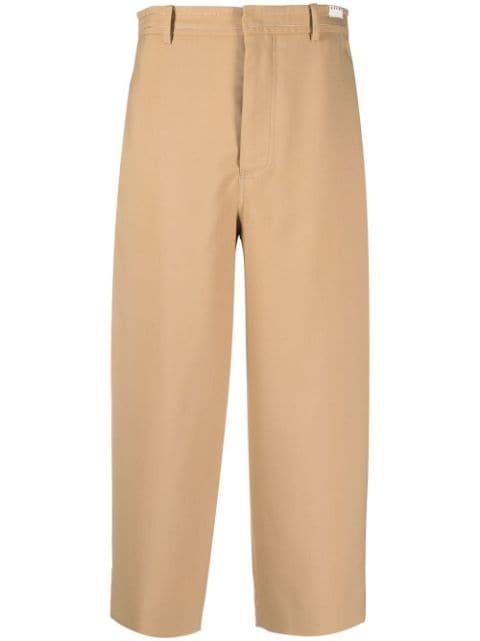 cropped-leg trousers by MARNI