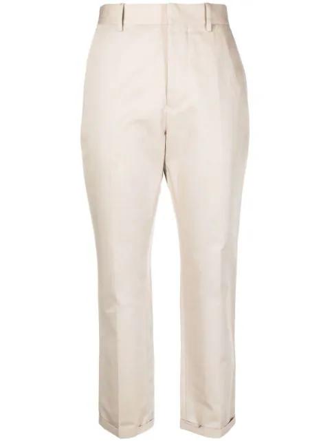 cropped straight-leg trousers by MARNI