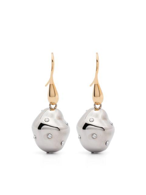 crystal-embellished drop earrings by MARNI