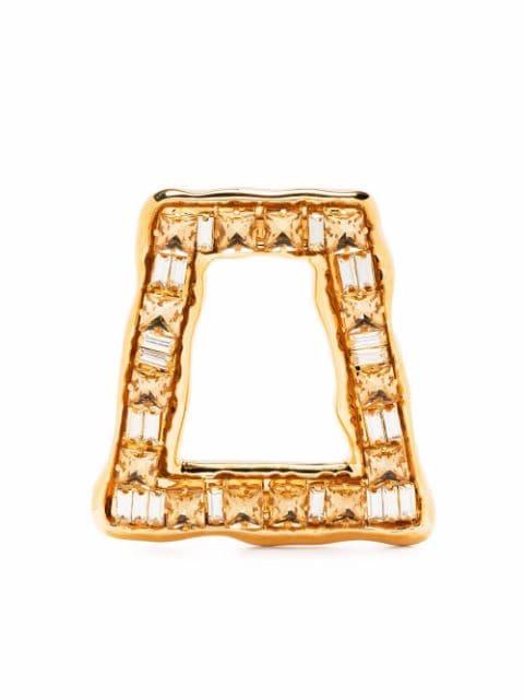 crystal-embellished single earring by MARNI