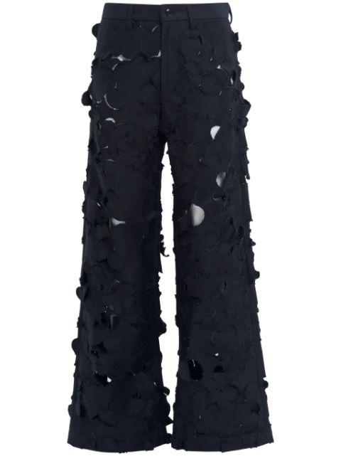 cut-out detailing trousers by MARNI