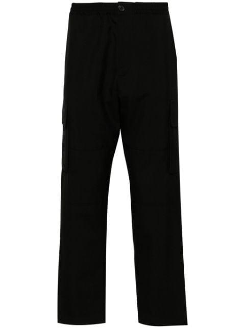 decorative-stitching cargo trousers by MARNI