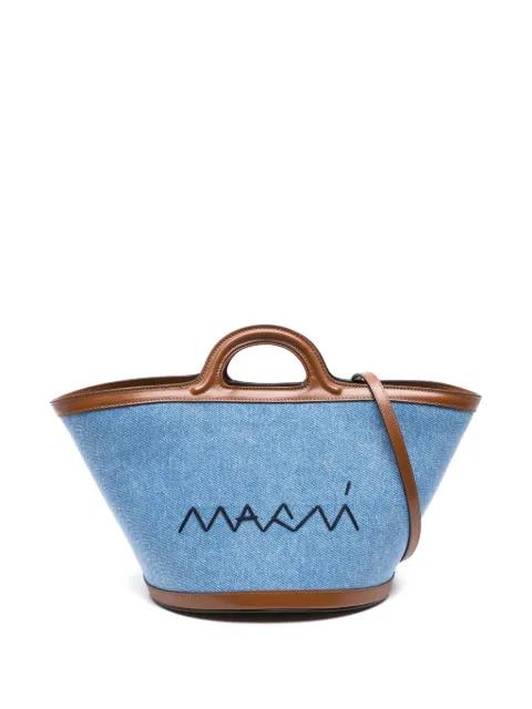 denim bucket bag by MARNI