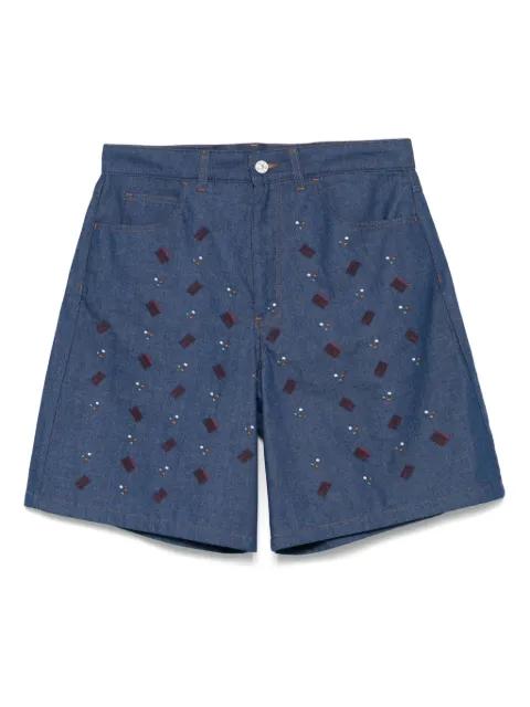 denim shorts by MARNI