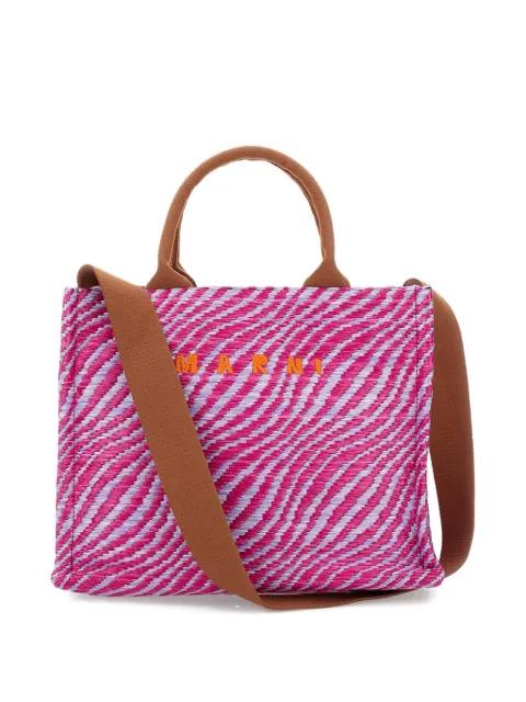 double-handle tote bag by MARNI