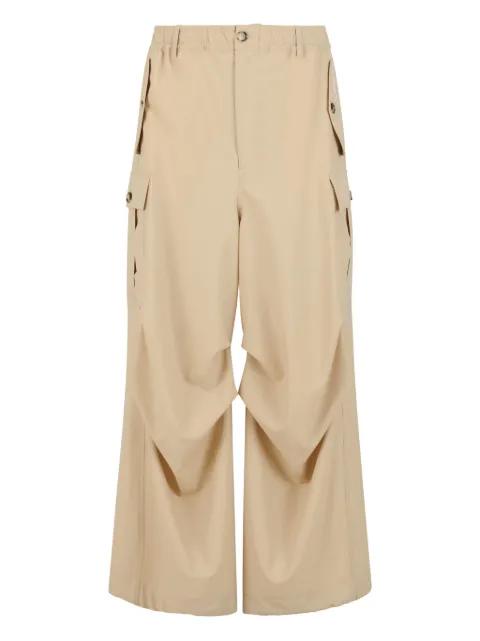 draped cargo trousers by MARNI