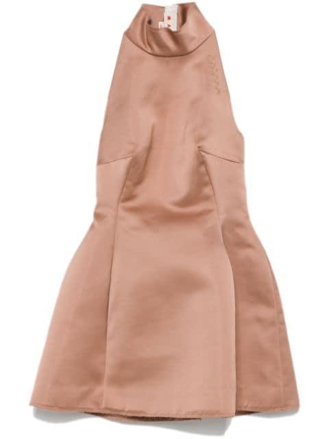 duchess satin mini dress by MARNI