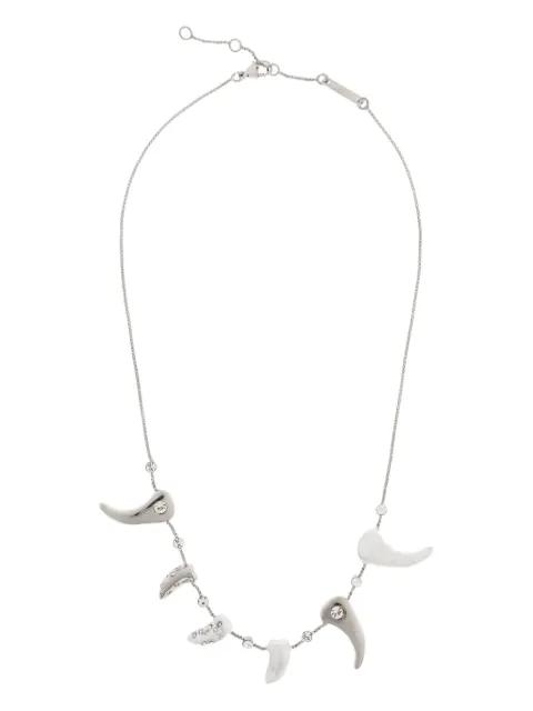 embellished-claws necklace by MARNI