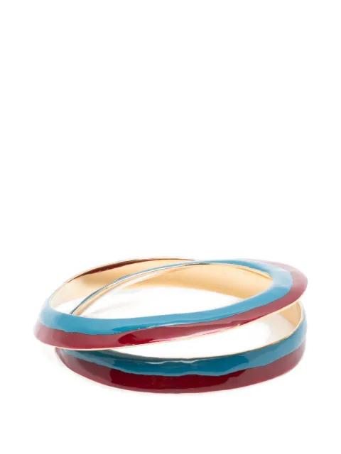 enamel spiral bracelet by MARNI