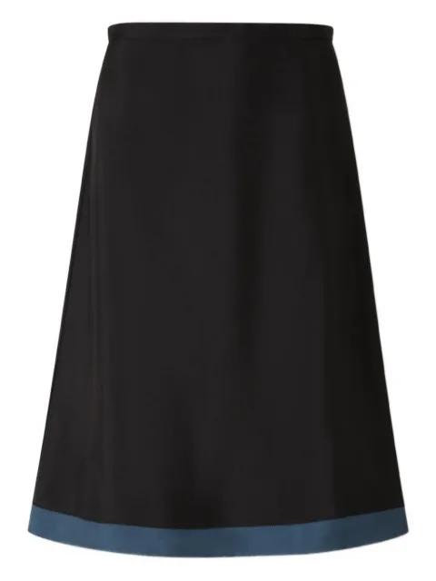 fabric hem midi skirt by MARNI