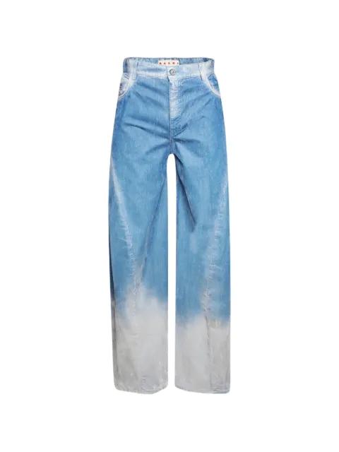 faded-effect trousers by MARNI