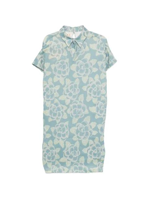 floral collar dress by MARNI
