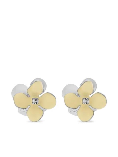 floral-motif earrings by MARNI