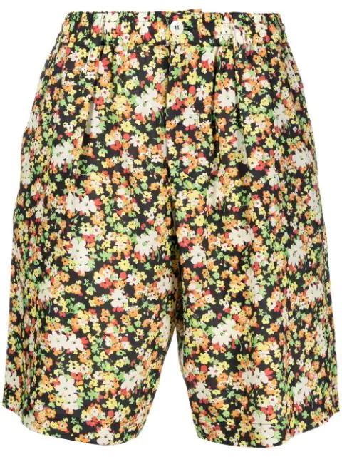 floral-print bermuda shorts by MARNI