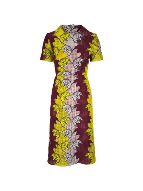 floral-print midi dress by MARNI