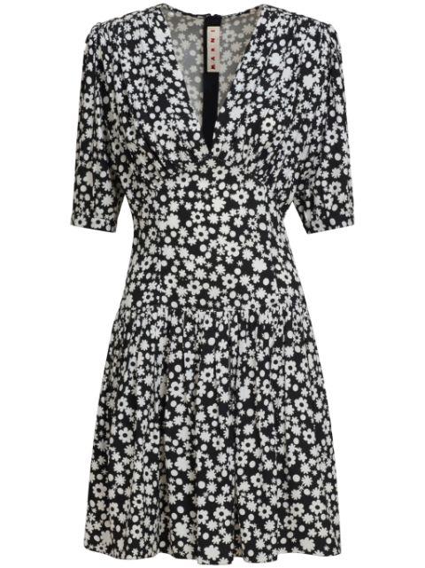 floral-print mini dress by MARNI