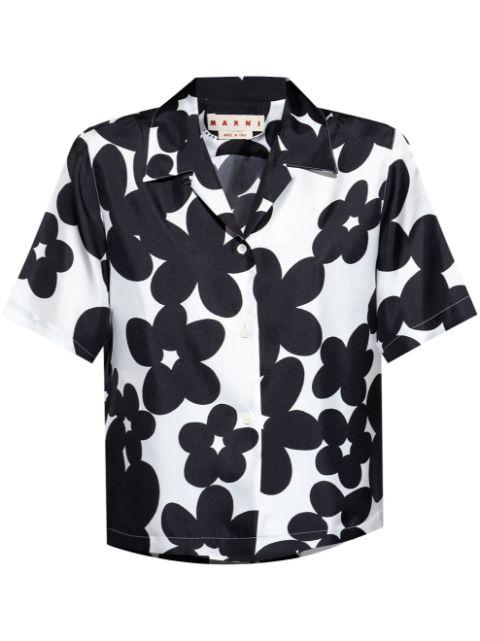 floral-print shirt by MARNI