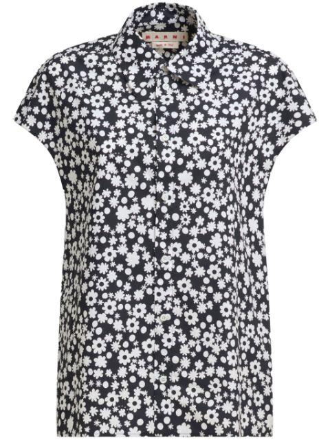 floral-print shirt by MARNI