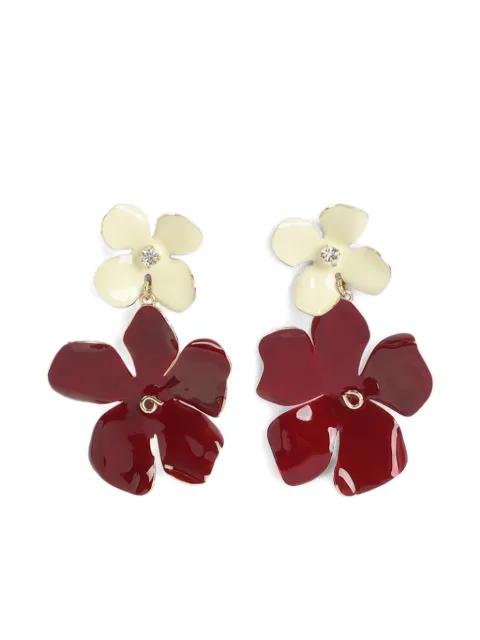 flower-design earrings by MARNI