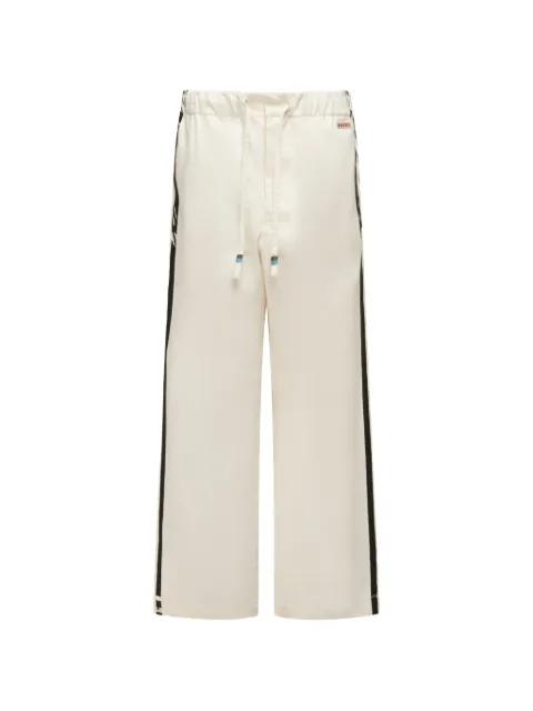 gabardine track pants with stripes by MARNI