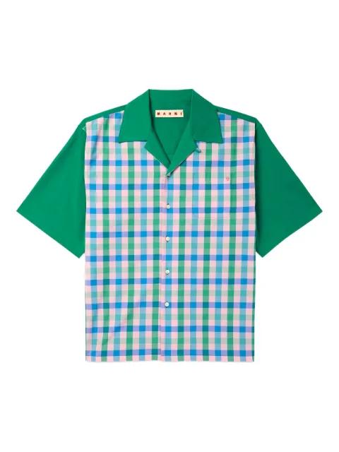 gingham-pattern shirt by MARNI