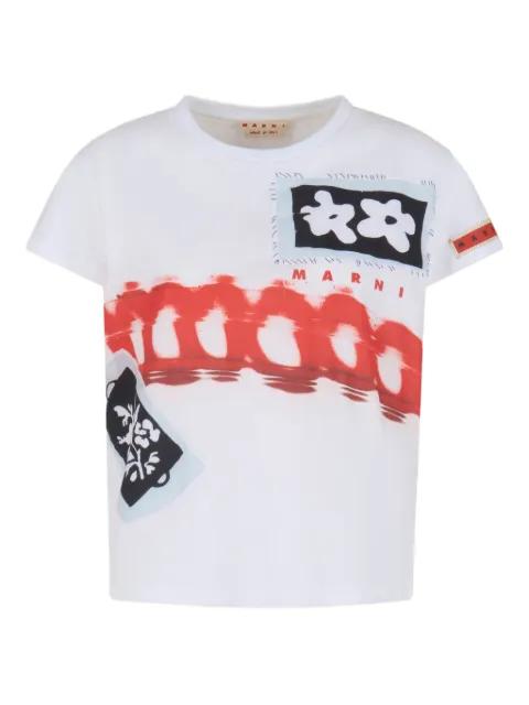 graphic print T-shirt by MARNI