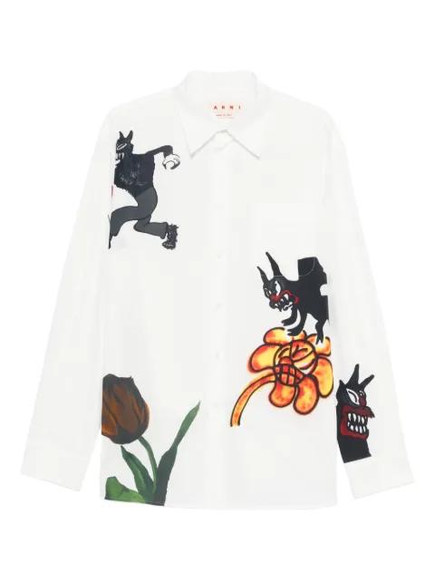 graphic-print shirt by MARNI