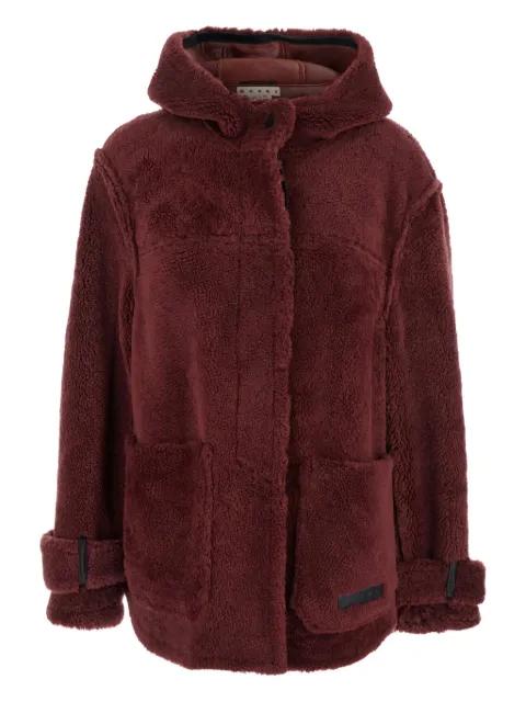 hoodied fleece jacket by MARNI