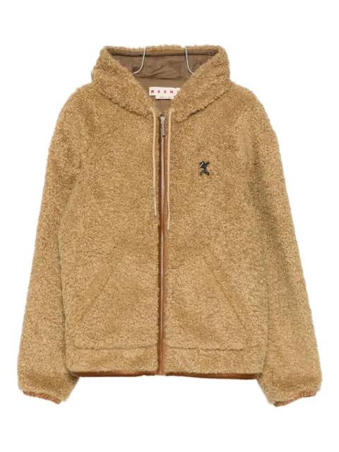 hoodied zip-up jacket by MARNI