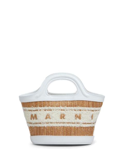 interwoven tote bag by MARNI