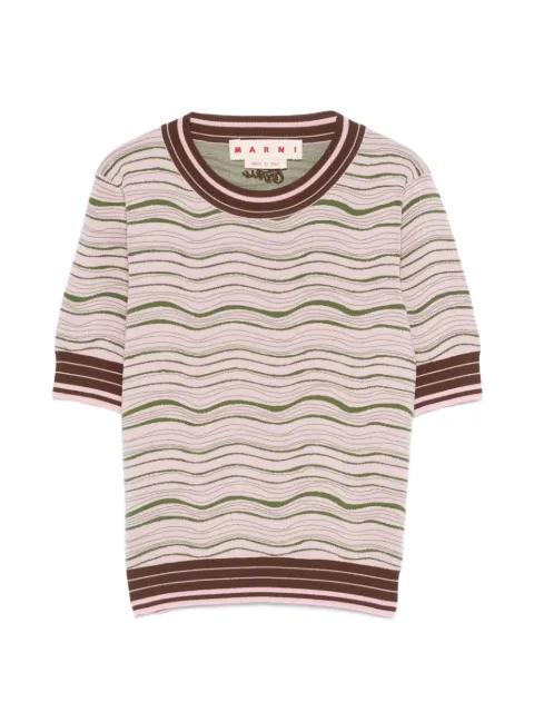 jacquard logo jumper by MARNI