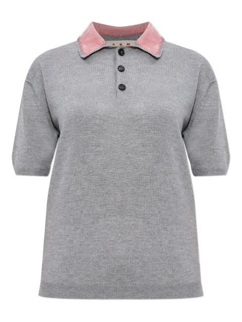 jersey polo top by MARNI