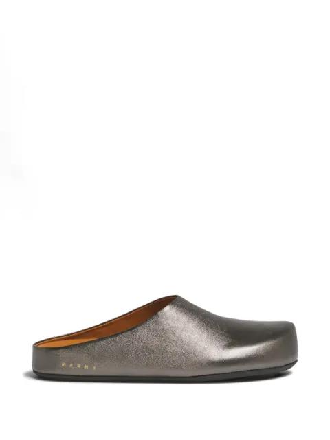 leather Fussbett sabot by MARNI