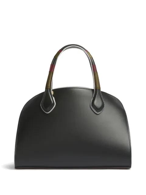 leather Overlap small handbag by MARNI