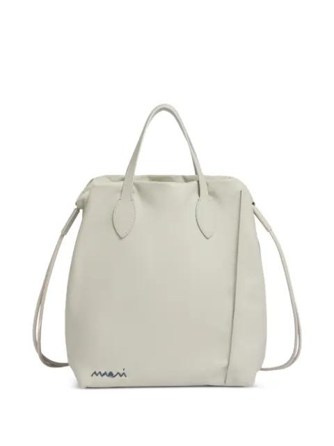 leather Scrunchie backpack by MARNI